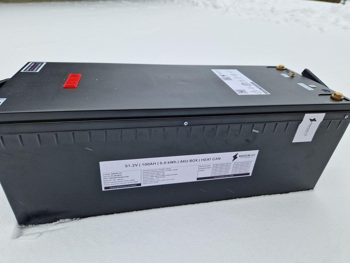 BK5A-HC — AkuBox 51,2 V s vyhříváním na sněhu